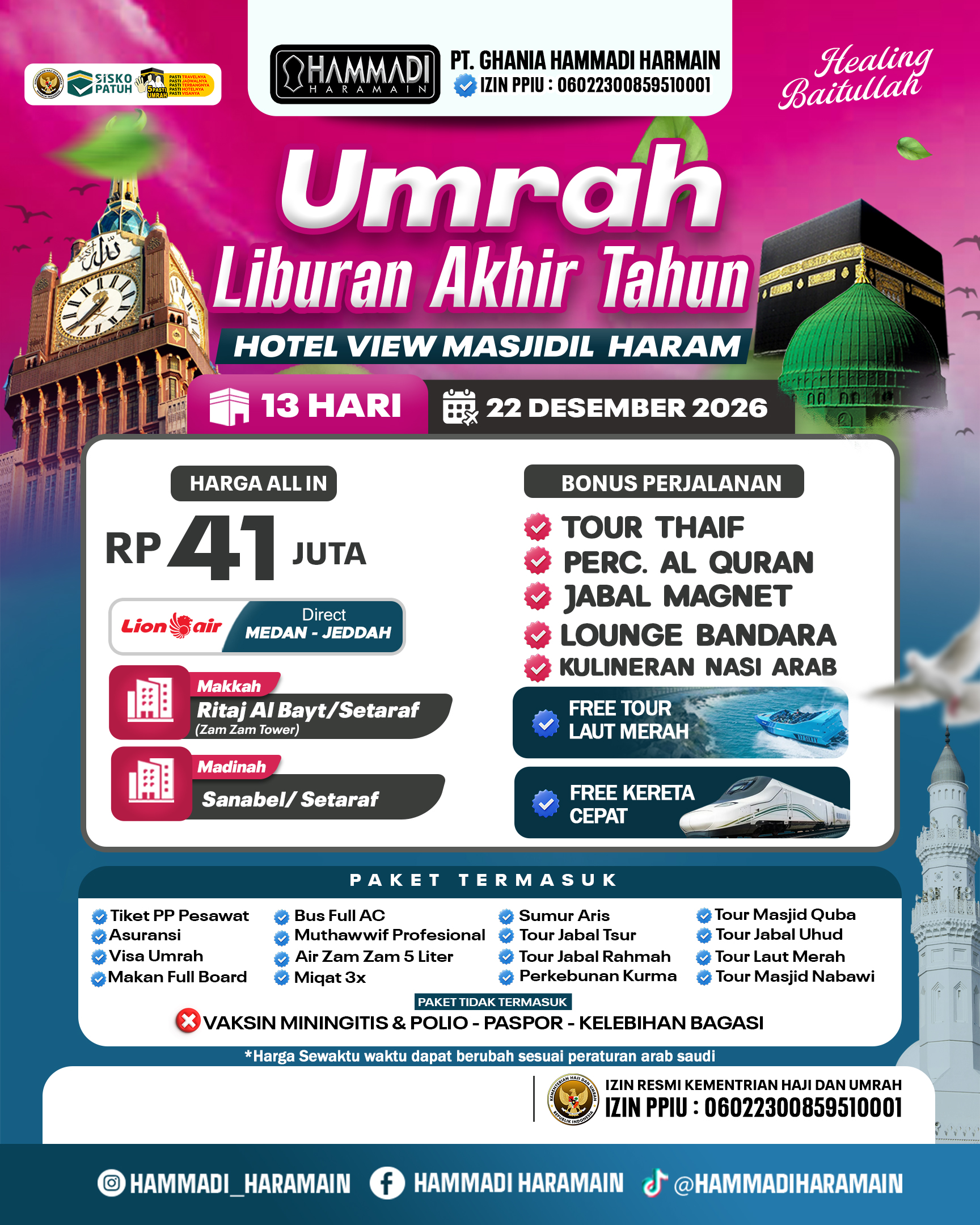 UMRAH LIBURAN AKHIR TAHUN